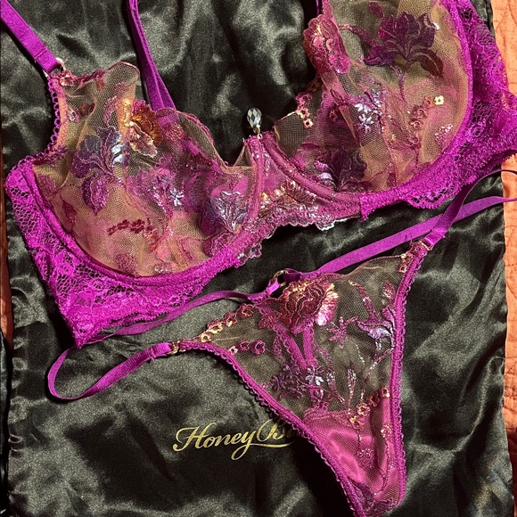 Honey Birdette rare Whitney Rainbow bra - Picture 4 of 13